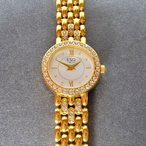 Esq Swiss Made Crystal Accented Women's Watch